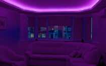 Как сделать нишу для светодиодной ленты из гипсокартона