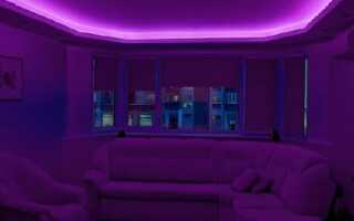 Как сделать нишу для светодиодной ленты из гипсокартона