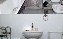 Варианты закрытия труб в ванной комнате