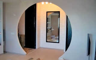 Описание этапов изготовления арки из гипсокартона