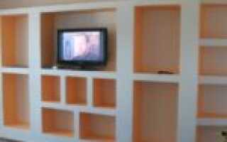 Полка из гипсокартона