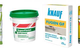 Характеристики лучших шпаклевок от Sheetrock, Knauf и других брендов