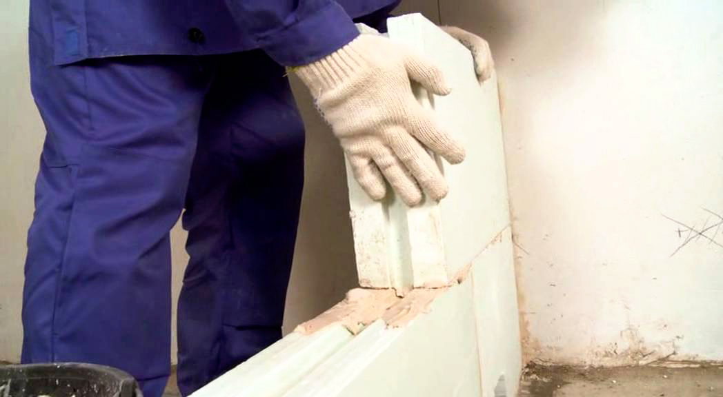 Установка ПГП на клеящий состав Монтаж ПГП