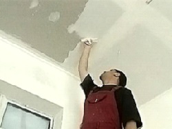 Нанесение шпаклевки