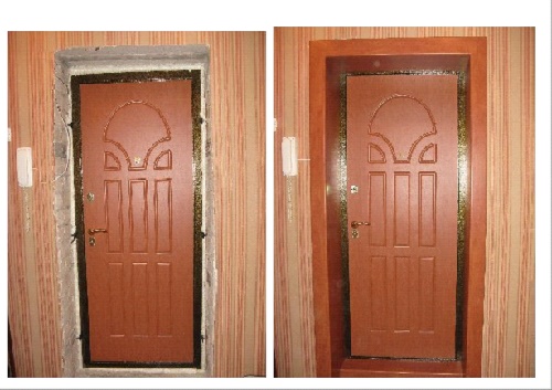 Двери с откосами и без
