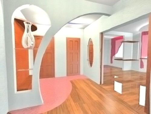 Фигурные элементы в квартире