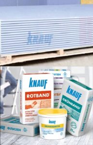 Продукция компании Кнауф