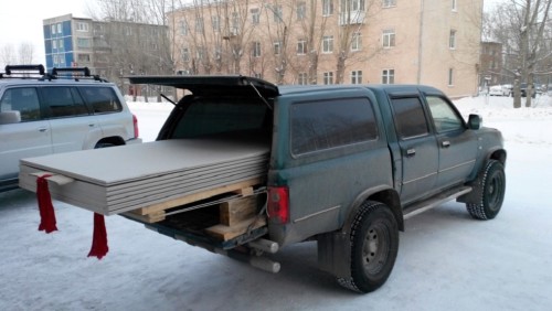 Перевозка гипсокартона